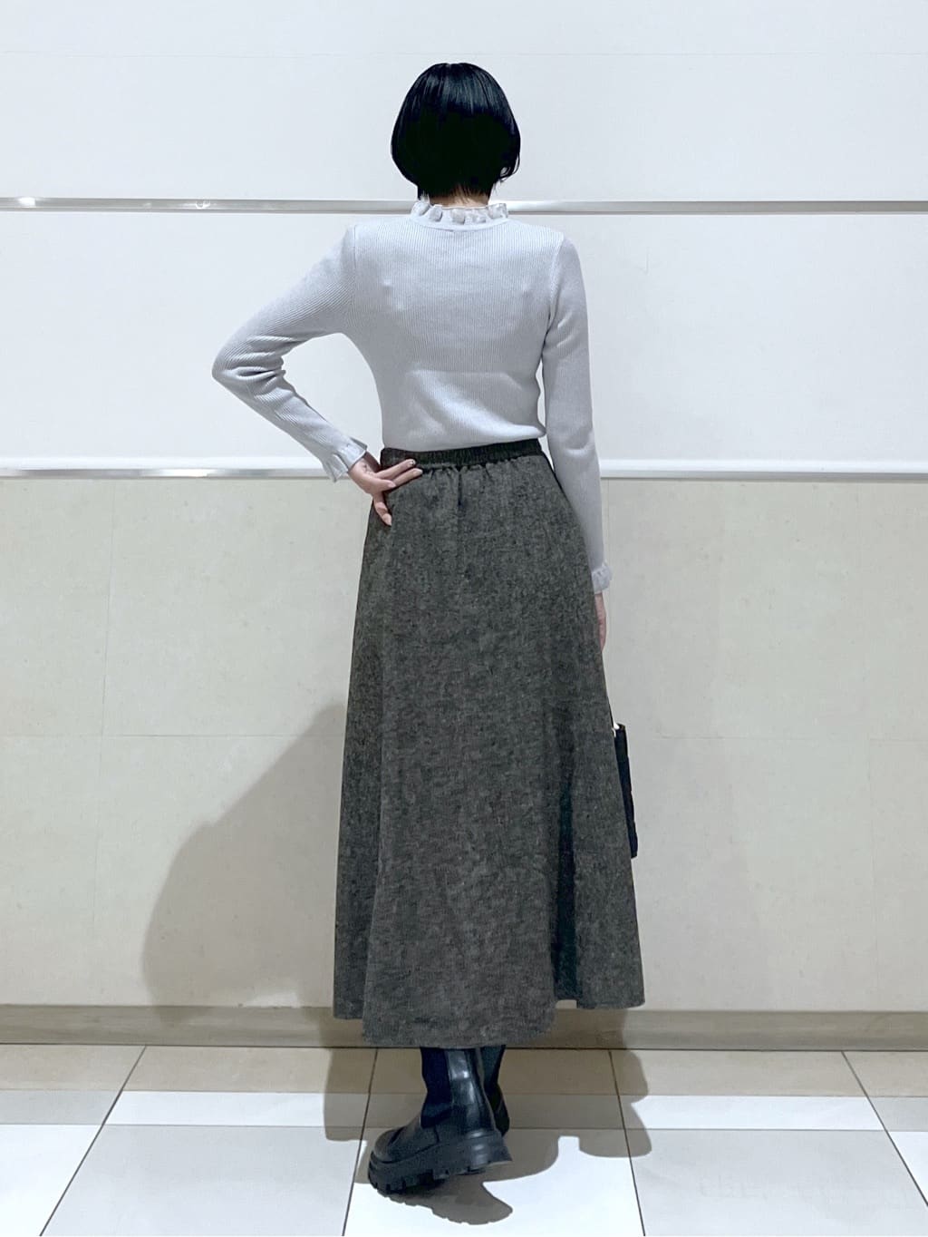 eriko さんの「Dessin｜【洗える】ジャケット見えカーディガン」を使ったコーディネート