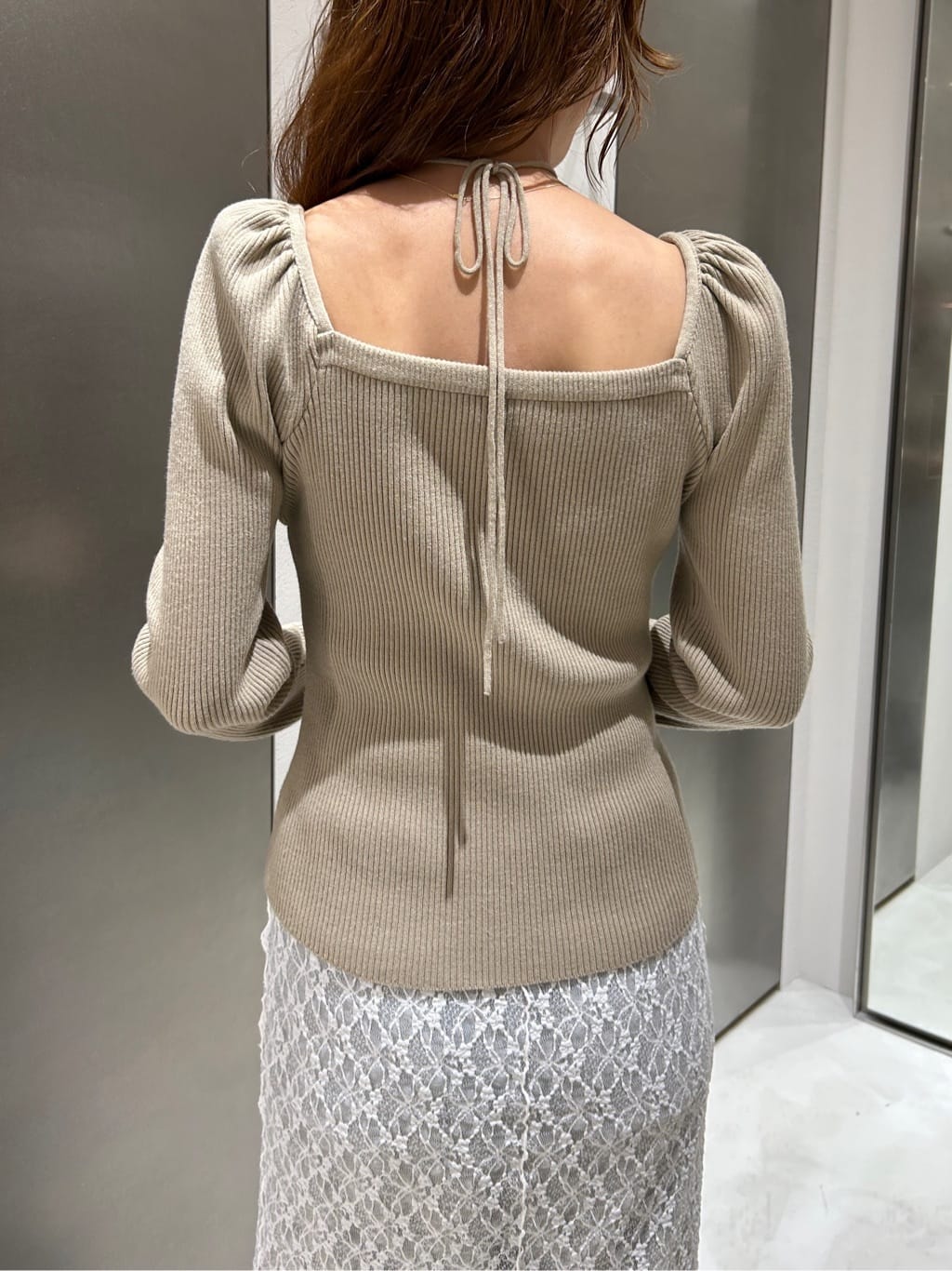 harunaさんの「CODE A｜femi gather rib knit」を使ったコーディネート