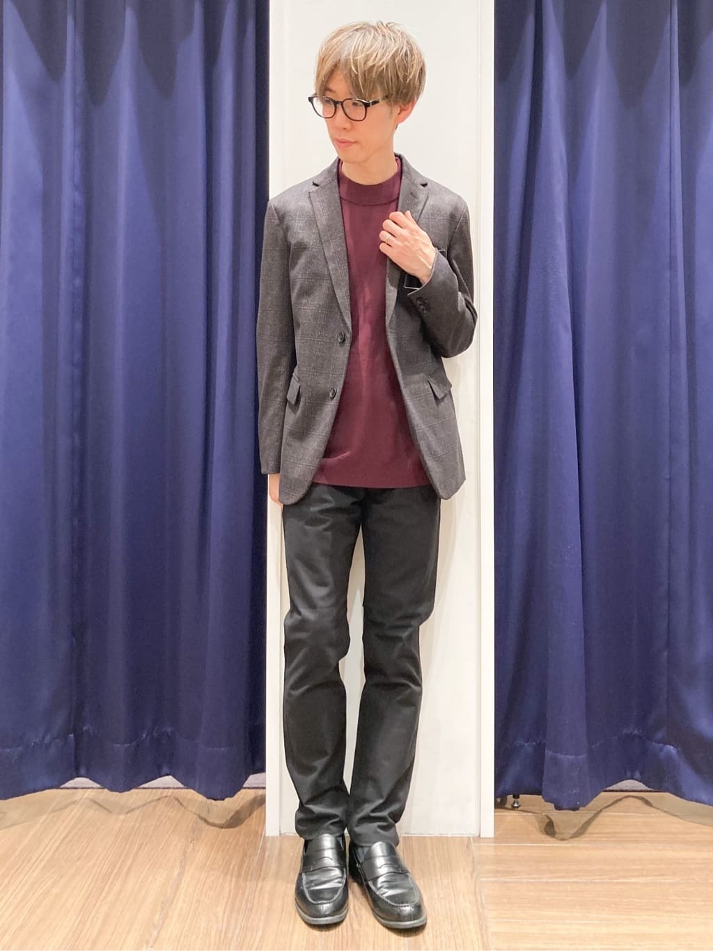つーじーさんの「THE SHOP TK｜起毛TRジャージジャケット 【洗濯機OK／ストレッチ／セットアップ可】」を使ったコーディネート