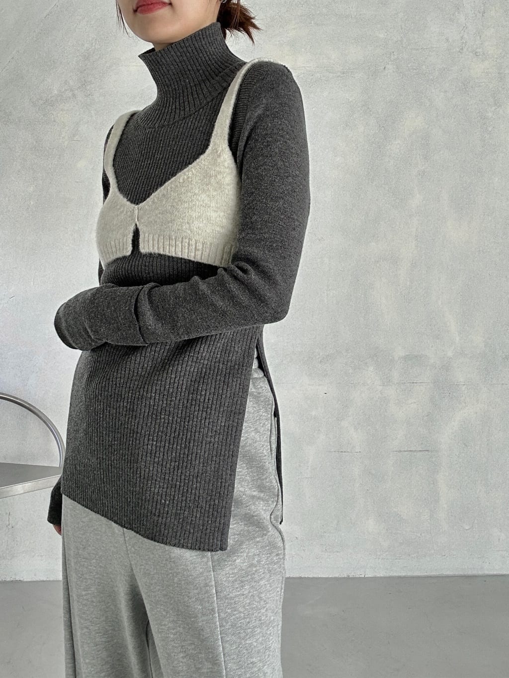 harunaさんの「CODE A｜M cloudy bra tops」を使ったコーディネート