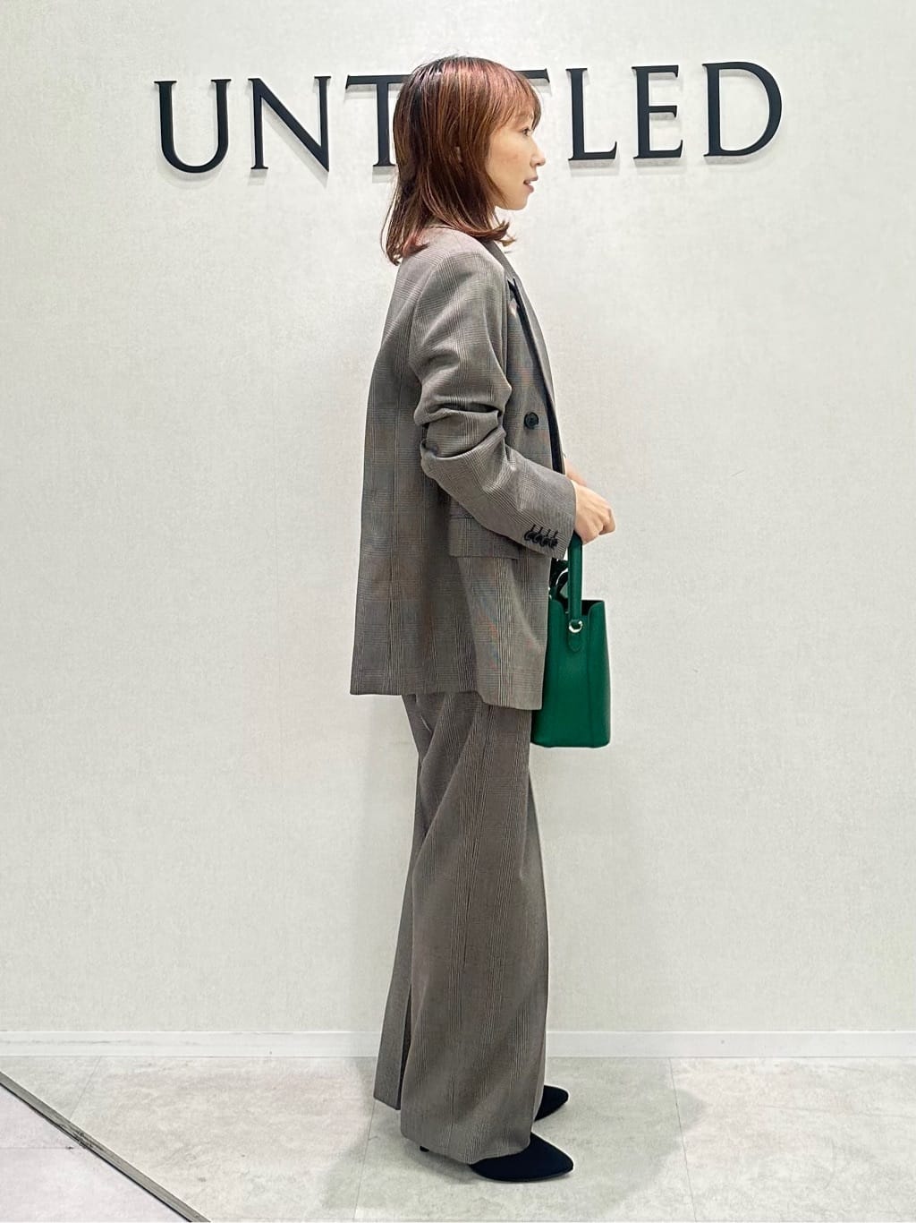 Miwaさんの「UNTITLED｜【ハイネック/レイヤード/重ね着におすすめ】トリコットベロア シアーインナー」を使ったコーディネート