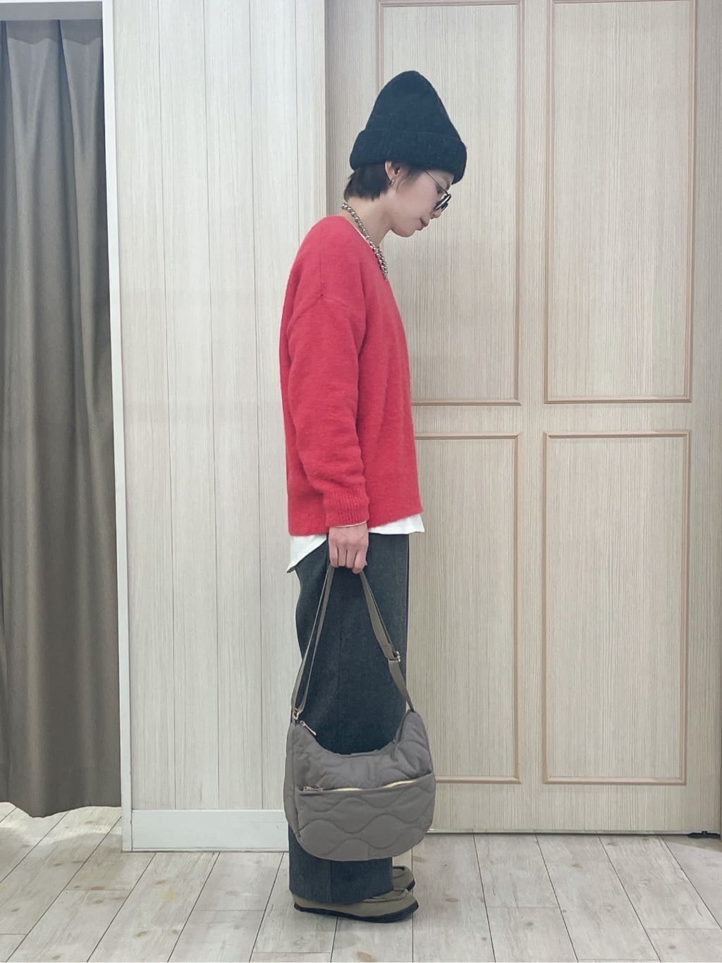 Turnerさんの「SHOO･LA･RUE｜【洗濯機可/S-LL/あったか】ラフ過ぎない 大人のイージーワイドパンツ」を使ったコーディネート
