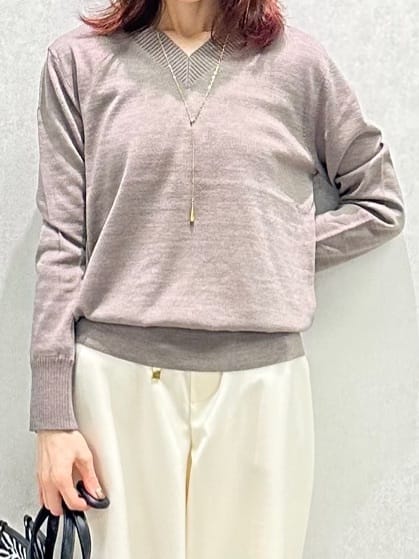 Miwaさんの「UNTITLED｜【洗える/ワイド/ウエストゴム】ストレッチドロストパンツ」を使ったコーディネート