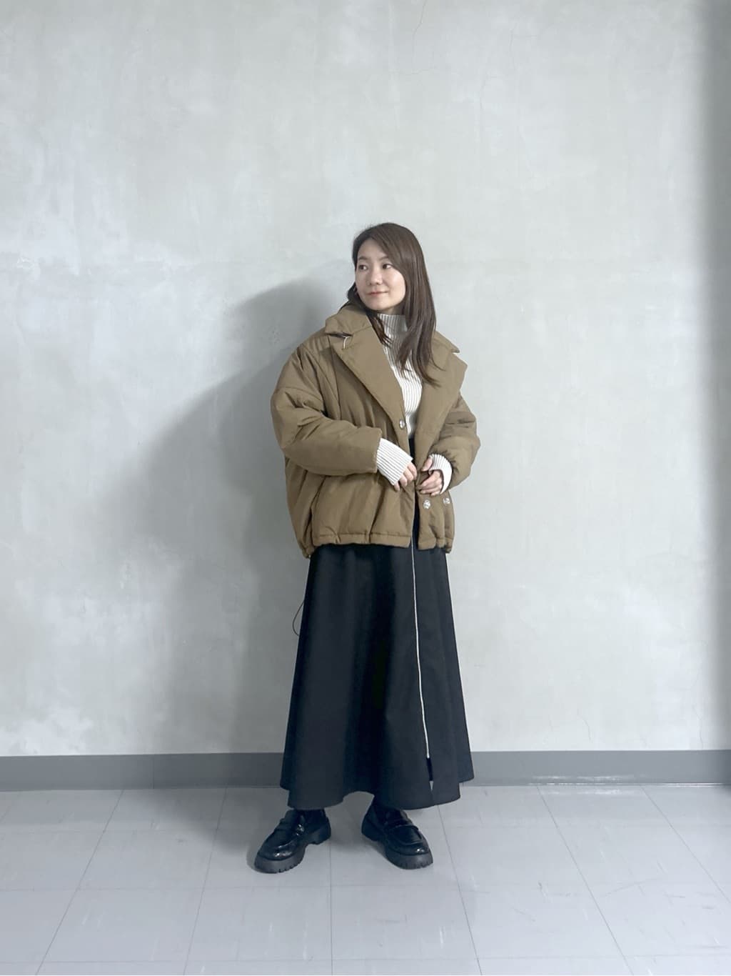 takaさんの「INDIVI｜センタージップフレアスカート」を使ったコーディネート