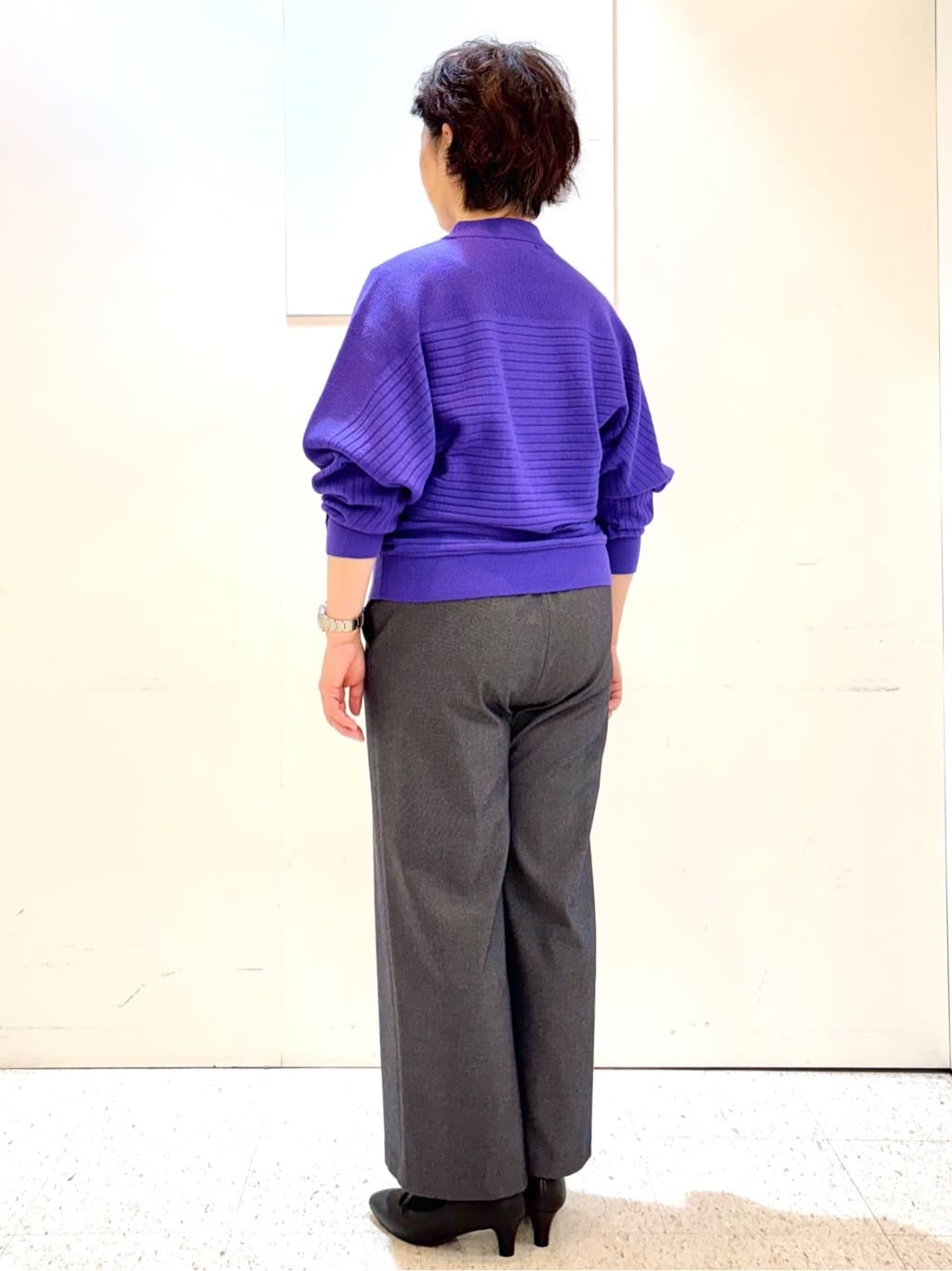 ヤスコさんの「Reflect｜【秋映え／ゆったり着られる◎】ドルマンシルエットニット」を使ったコーディネート