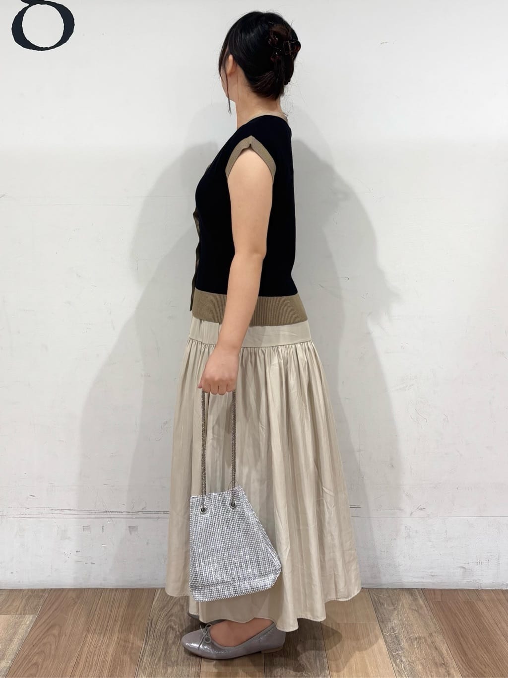 miさんの「grove｜【人間工学】つつまれフィットバレエシューズ （抗菌防臭加工裏地使用）」を使ったコーディネート
