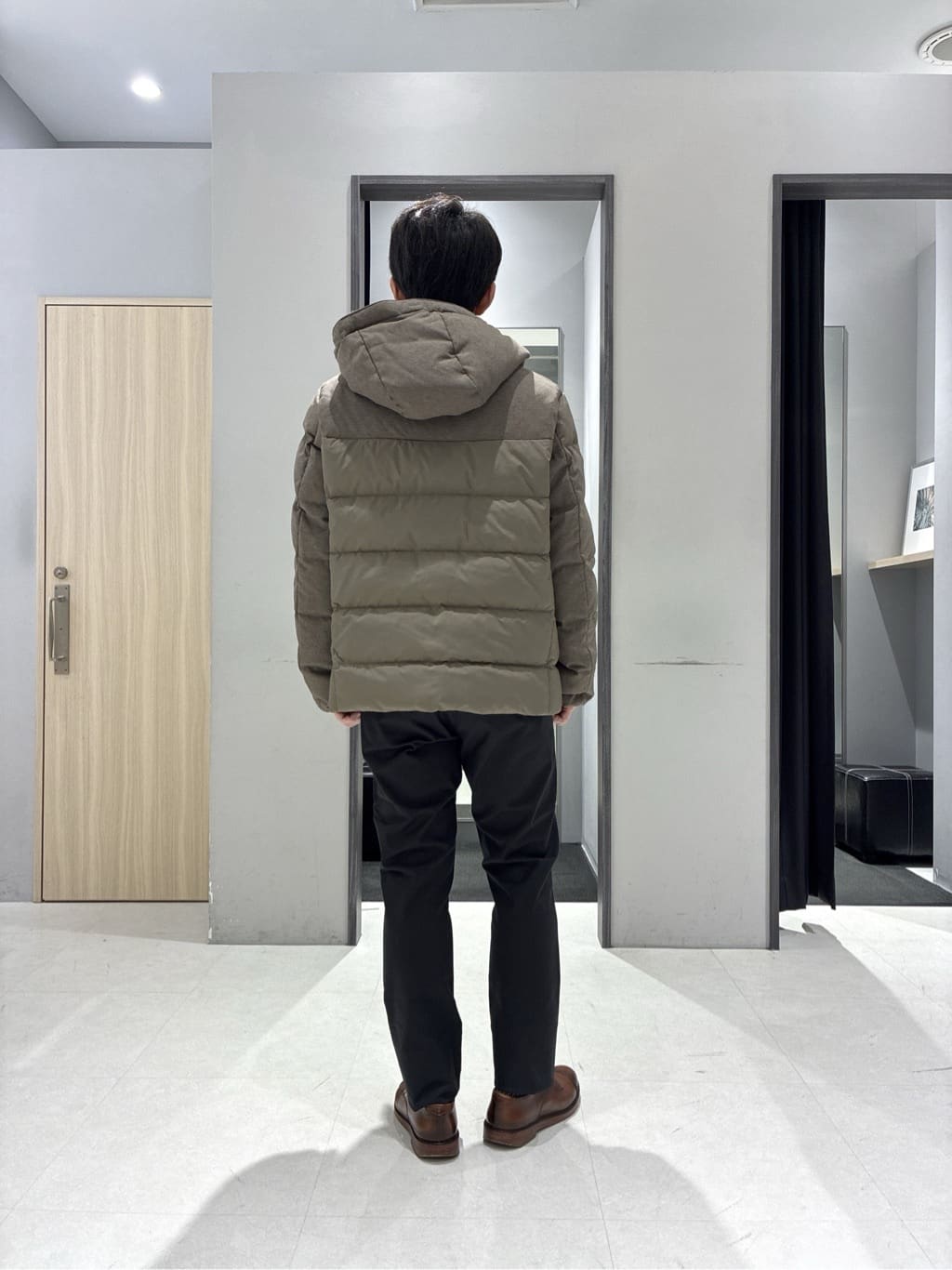 わいずみさんの「TAKEO KIKUCHI｜カラーコンビ ダウンブルゾン」を使ったコーディネート