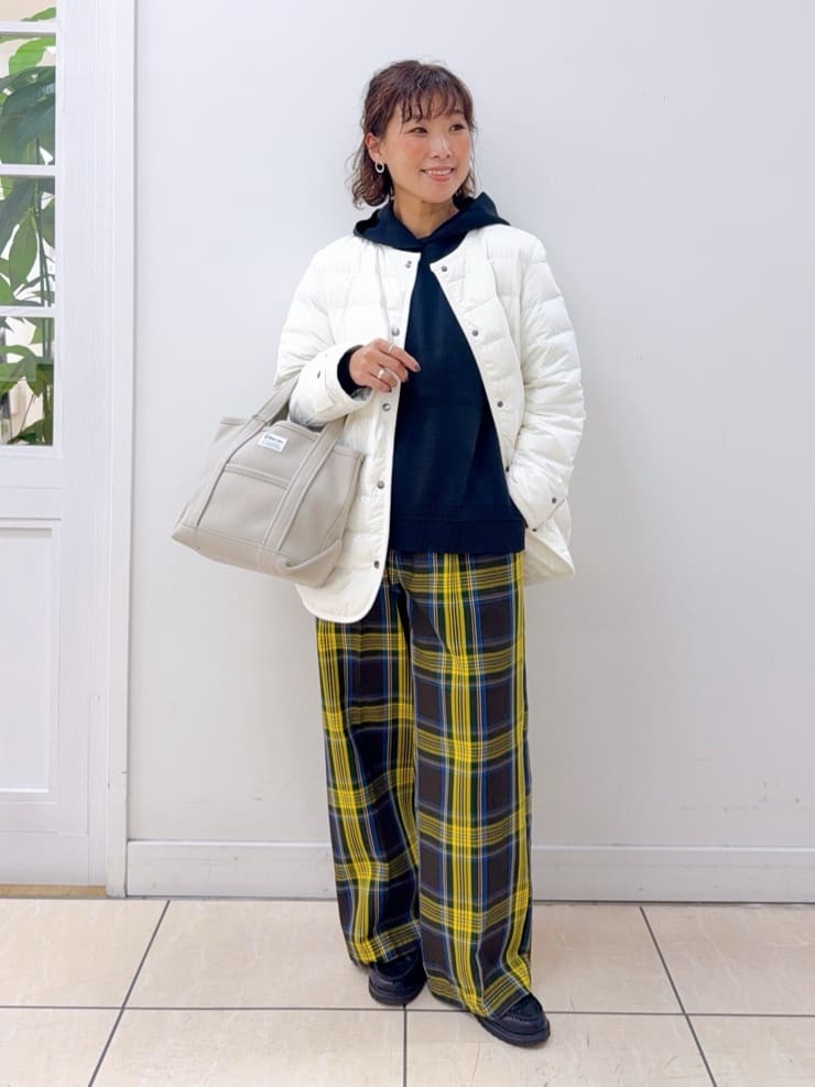 Osawaさんの「Dessin｜【撥水・2WAY】ミュラーダウンコートミドル丈」を使ったコーディネート