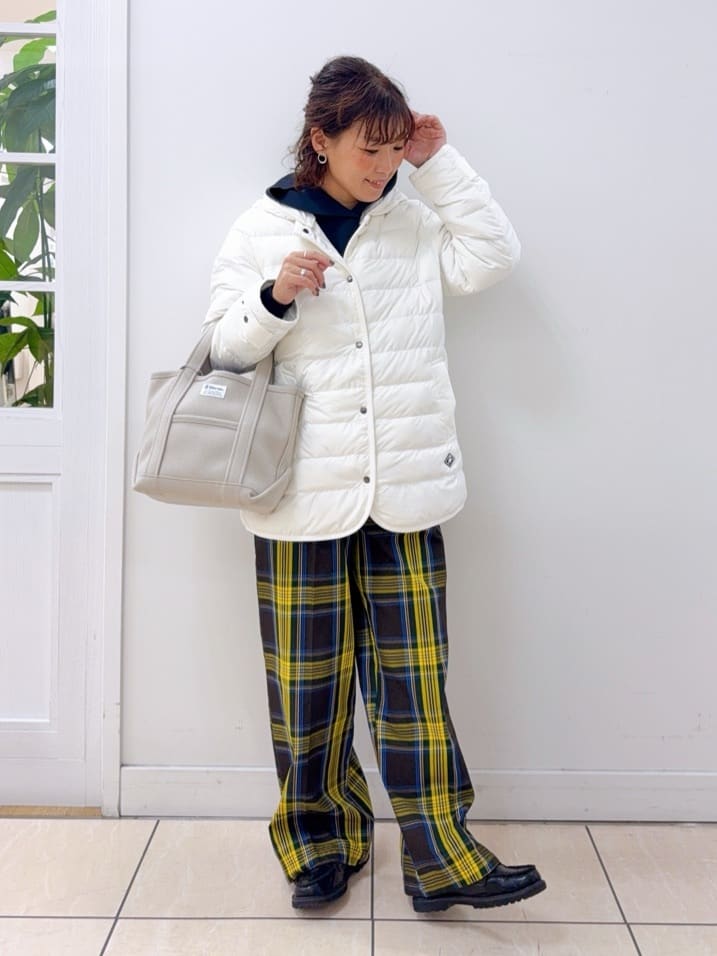 Osawaさんの「Dessin｜【撥水・2WAY】ミュラーダウンコートミドル丈」を使ったコーディネート