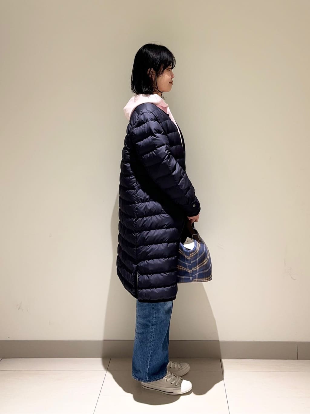 mayuさんの「Dessin｜チェック柄ボートトートバッグ」を使ったコーディネート