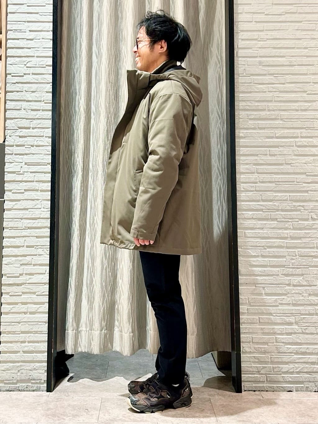 KENJI Iさんの「THE SHOP TK｜【3WAY】中綿ライナー付き カルゼコート　洗濯機OK/ON・OFF対応」を使ったコーディネート