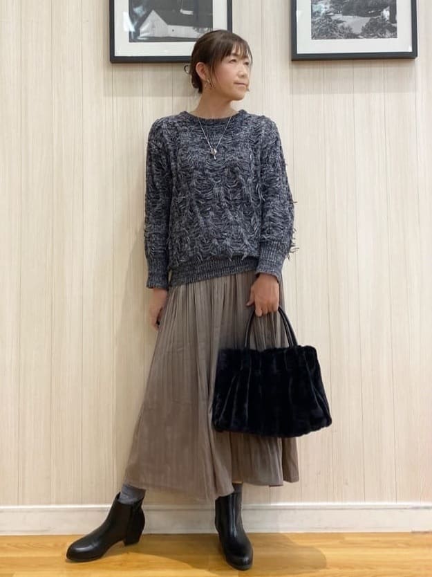 natsuさんの「SHOO･LA･RUE｜【撥水/フード取り外し可】自然にくびれる あったかダイヤ柄キルトコート【CIRCRIC】」を使ったコーディネート