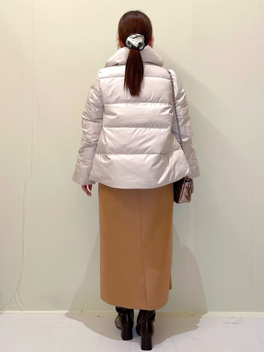 ayumiさんの「OPAQUE.CLIP｜ウールライクジャンパードレス【洗濯機洗い可】」を使ったコーディネート
