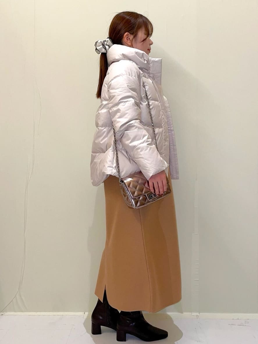 ayumiさんの「OPAQUE.CLIP｜ウールライクジャンパードレス【洗濯機洗い可】」を使ったコーディネート