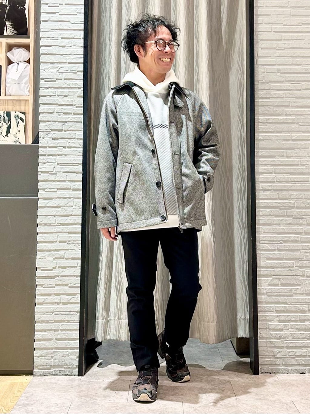KENJI Iさんの「THE SHOP TK｜2通りの着こなしができる ウーリック デッキブルゾン」を使ったコーディネート