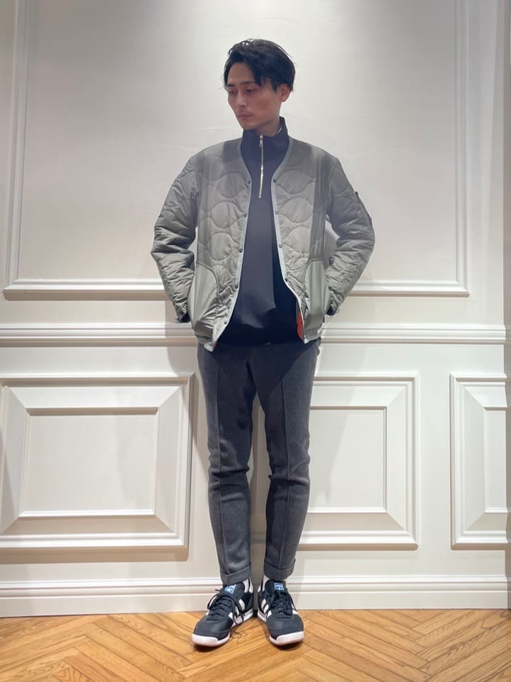 橋本さんの「DRESSTERIOR｜◆キルティング ライナージャケット」を使ったコーディネート