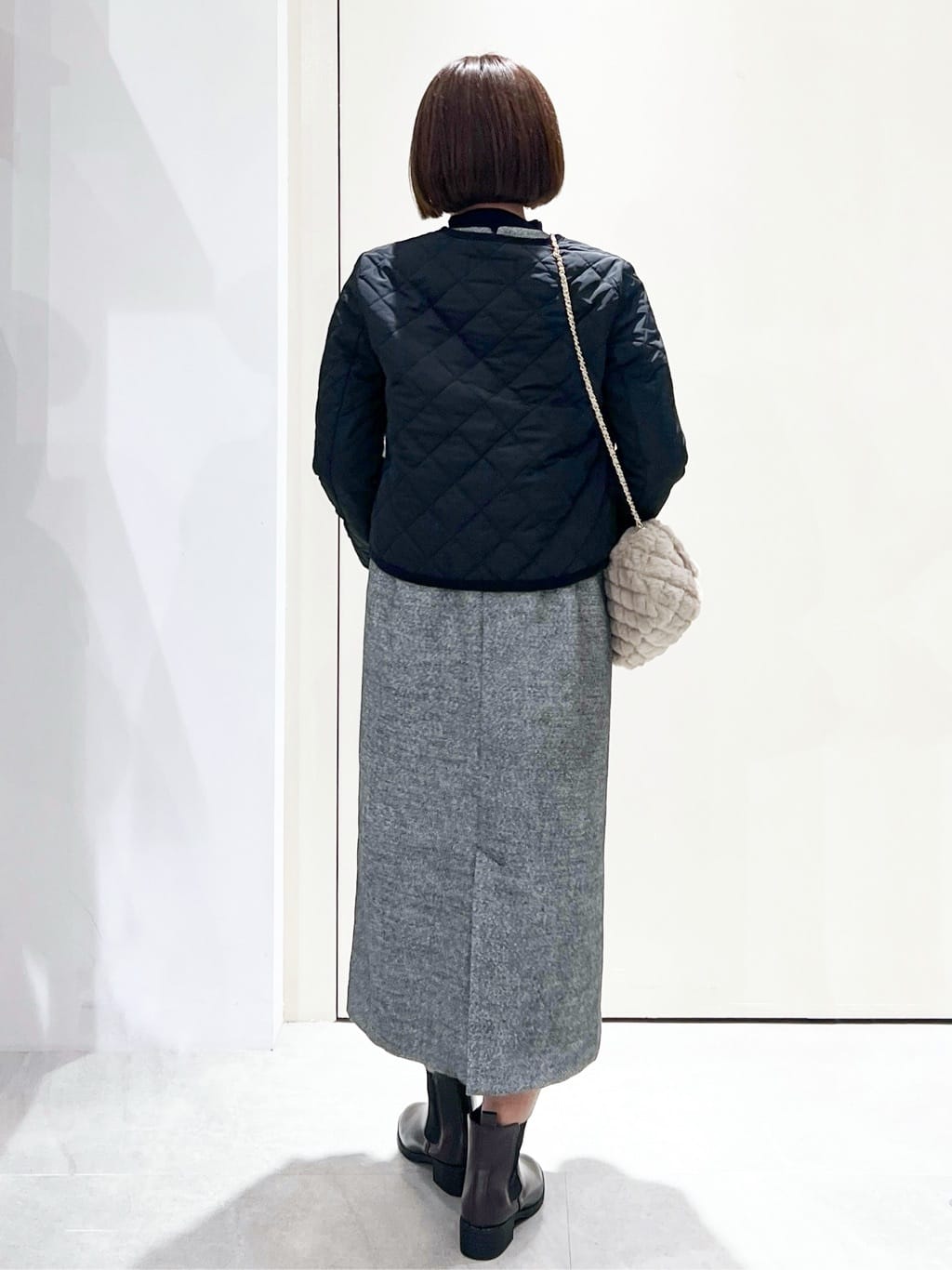 Unaさんの「OPAQUE.CLIP｜サイドゴアブーツ」を使ったコーディネート