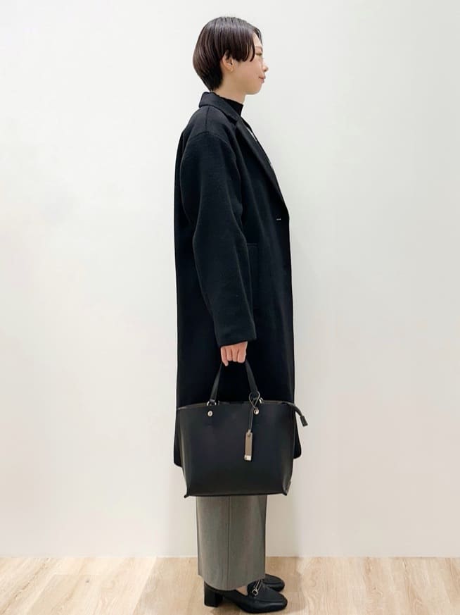 yurieさんの「OPAQUE.CLIP｜カシミヤブレンドウールチェスターコート」を使ったコーディネート