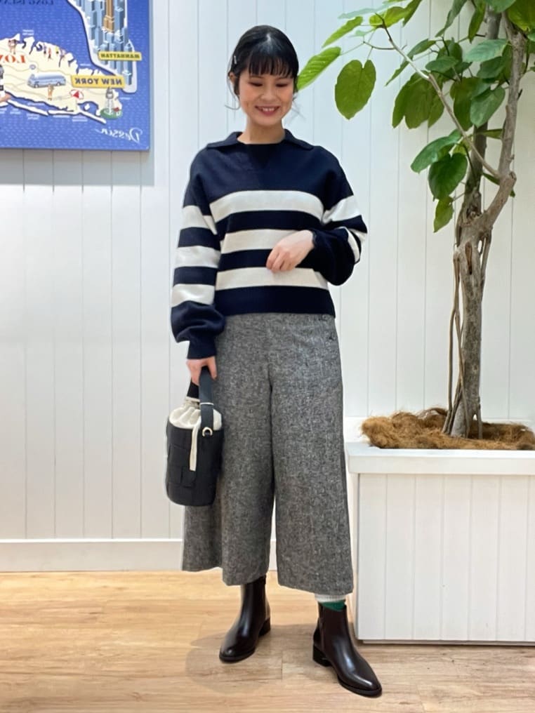 mikaさんの「Dessin｜【撥水・2WAY】ミュラーダウンコートミドル丈」を使ったコーディネート