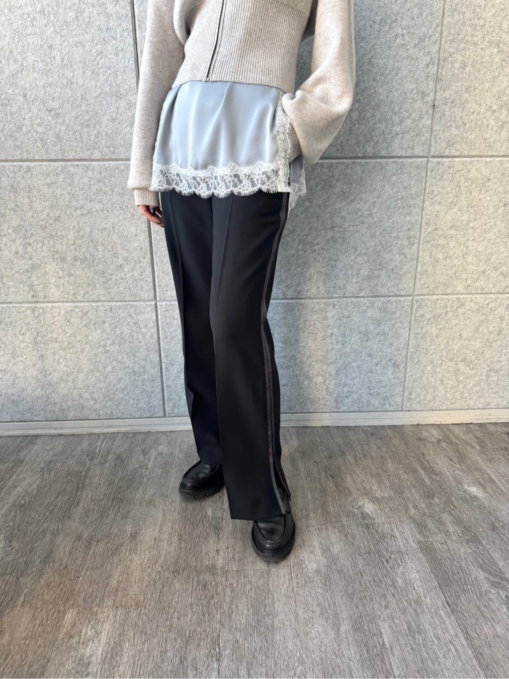 uchi__yamaさんの「CODE A｜zip form cardigan」を使ったコーディネート