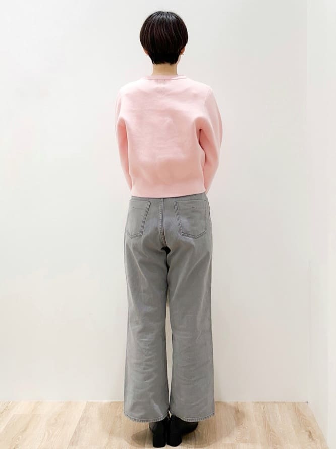 yurieさんの「OPAQUE.CLIP｜ヴィンテージカラーワイドストレートパンツ【洗濯機OK】」を使ったコーディネート
