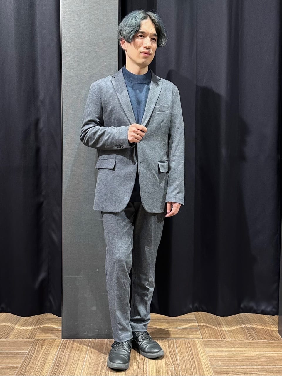 tomoyaさんの「THE SHOP TK｜起毛TRジャージジャケット 【洗濯機OK／ストレッチ／セットアップ可】」を使ったコーディネート