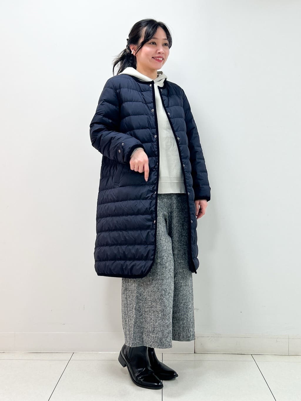 Kaiさんの「Dessin｜【撥水・2WAY】ミュラーダウンコートロング丈」を使ったコーディネート