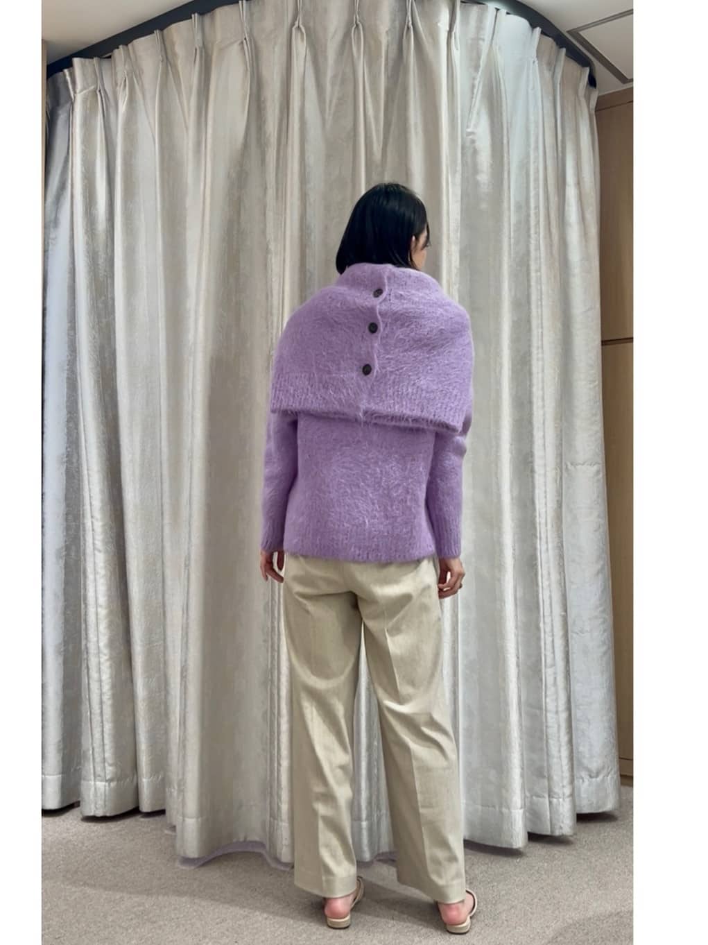 RISAさんの「UNTITLED｜【ゆったり】アルパカ混シャギーニット」を使ったコーディネート