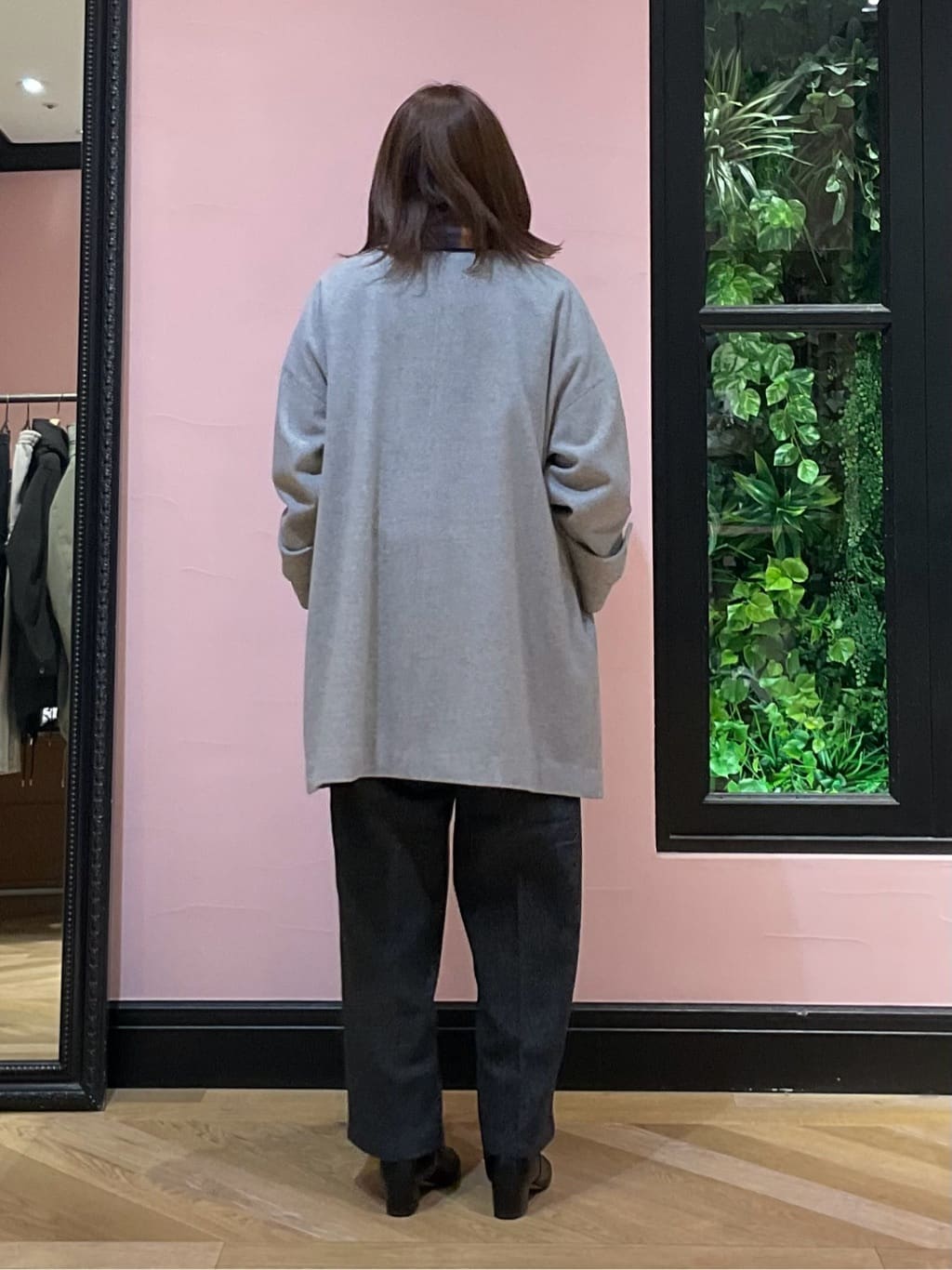 maruさんの「DRESSTERIOR｜ウールブレンドチェックストール」を使ったコーディネート