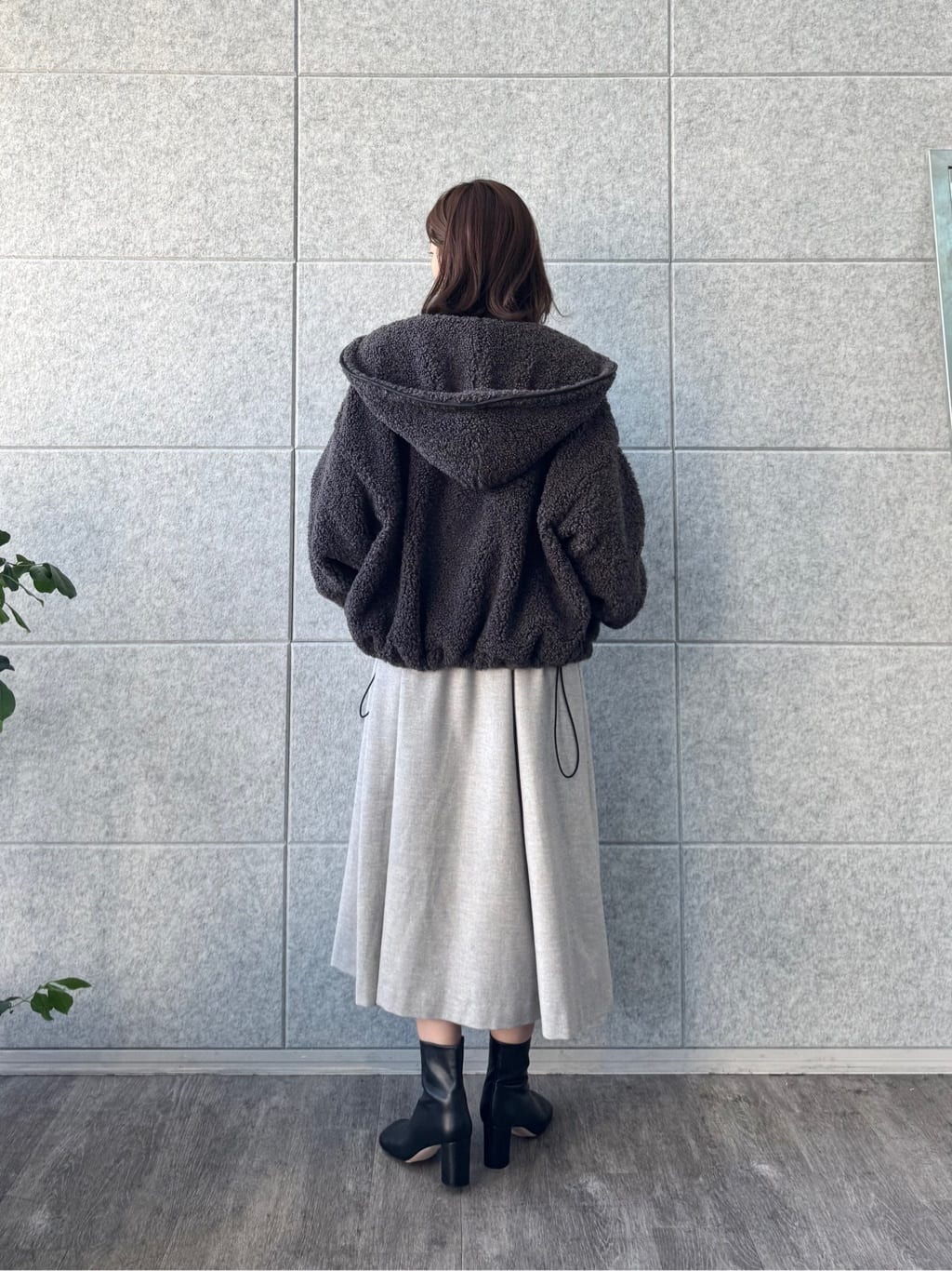 uchi__yamaさんの「CODE A｜boa hoodie blouson」を使ったコーディネート