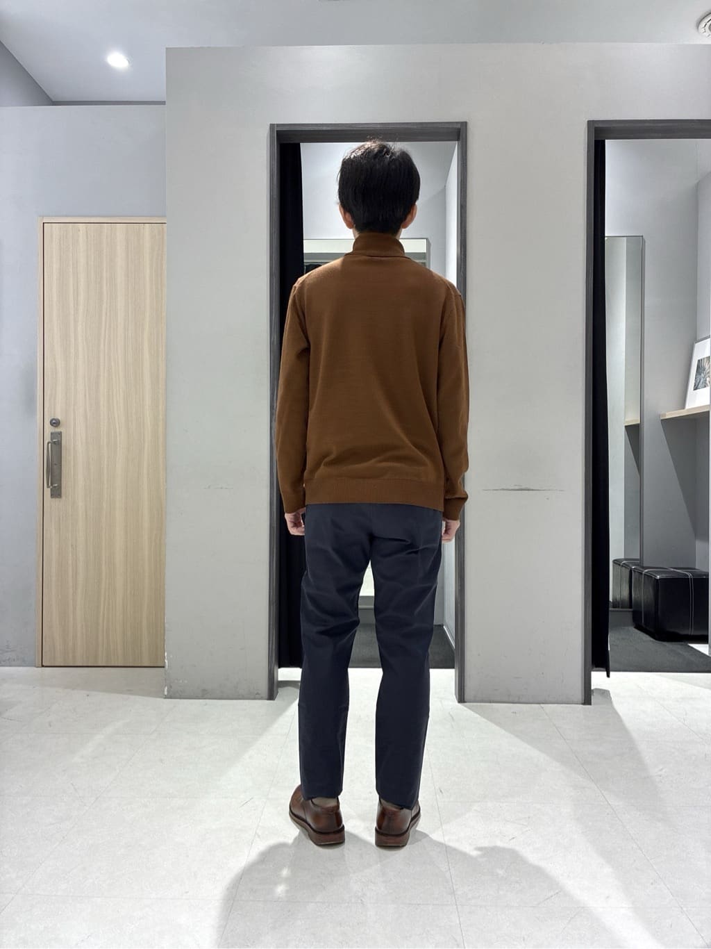 わいずみさんの「TAKEO KIKUCHI｜【None Of Stress】ストレッチ ダウンブルゾン」を使ったコーディネート