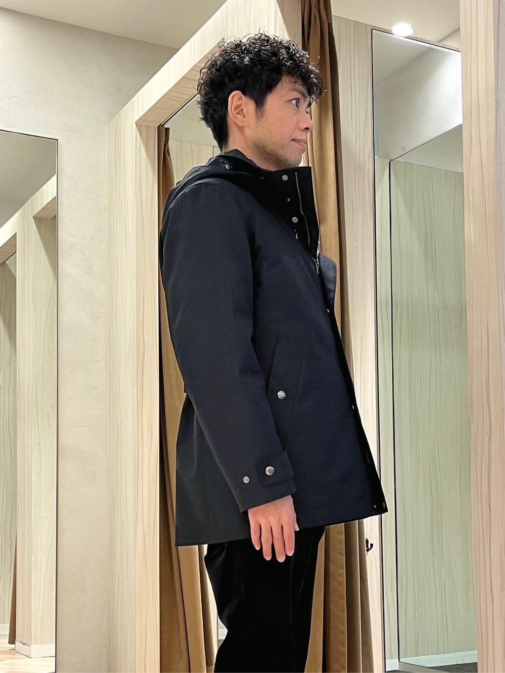 URAさんの「TAKEO KIKUCHI｜【3WAY】グレンチェック ダウンライナー ブルゾン」を使ったコーディネート