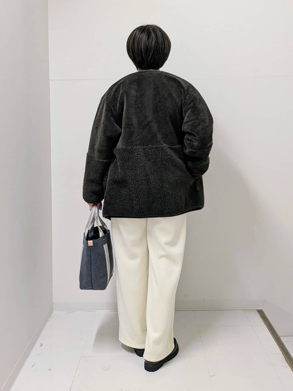 Asaさんの「Dessin｜【2WAY】フェイクムートンコート」を使ったコーディネート