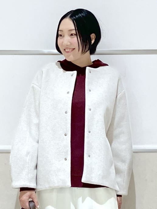 eriko さんの「Dessin｜【洗える／体型カバー】ちょうどいいニットパーカ」を使ったコーディネート