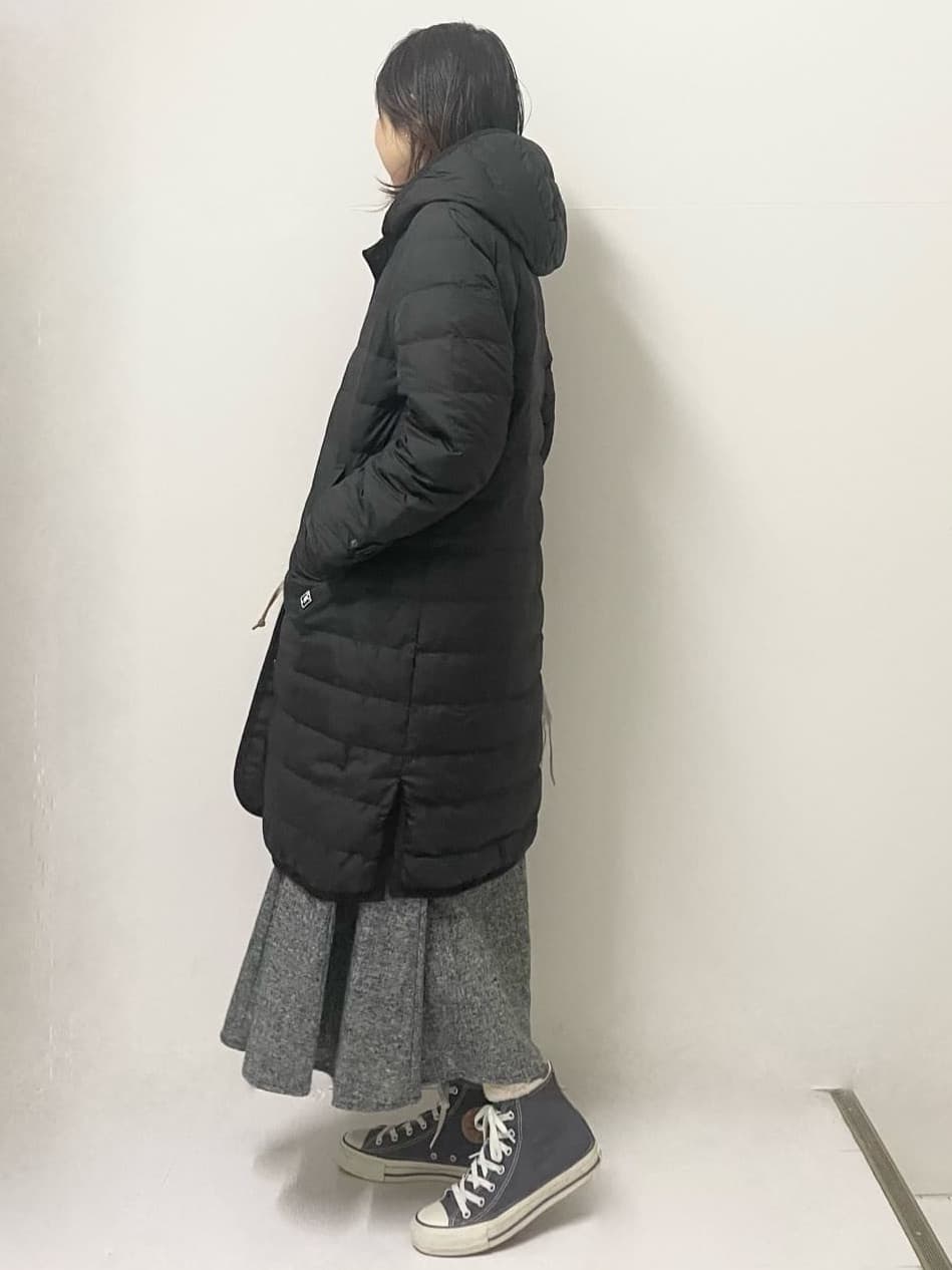 ISOさんの「Dessin｜【撥水・2WAY】ミュラーダウンコートロング丈」を使ったコーディネート