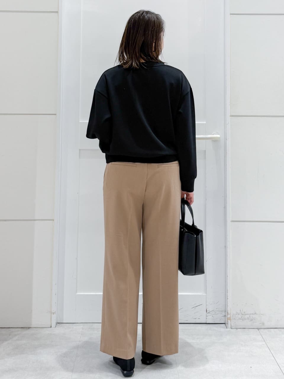 yuka.aさんの「OPAQUE.CLIP｜フリルドッキングトップス【洗濯機OK】」を使ったコーディネート