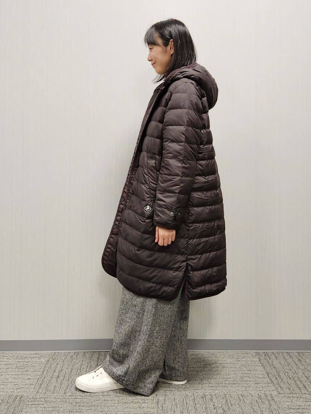 naraさんの「Dessin｜【撥水・2WAY】ミュラーダウンコートロング丈」を使ったコーディネート