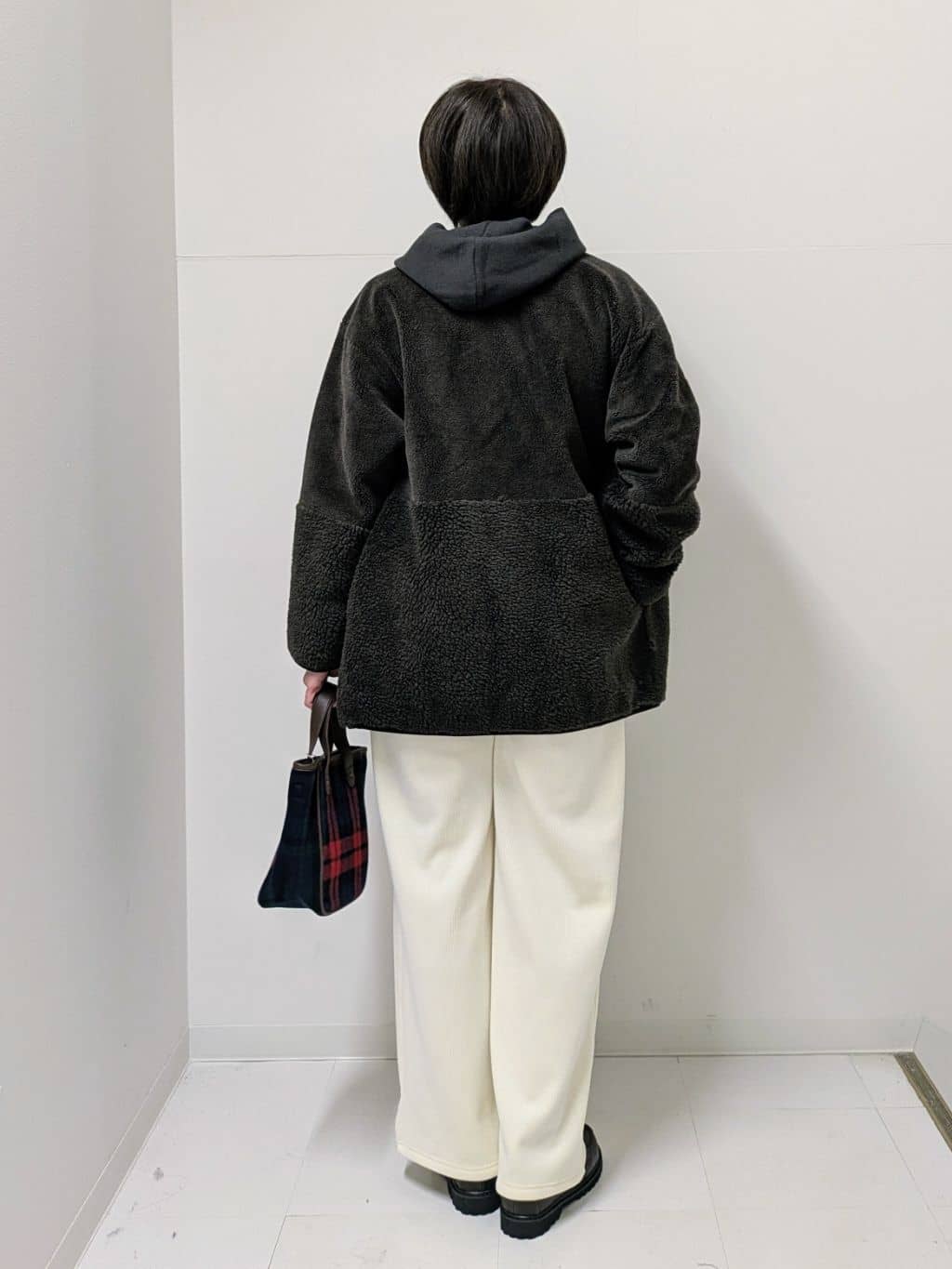 Asaさんの「Dessin｜【2WAY】フェイクムートンコート」を使ったコーディネート