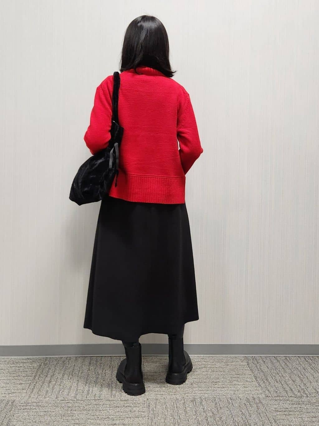 naraさんの「Dessin｜【洗える】センタータックラインハイネックニット」を使ったコーディネート