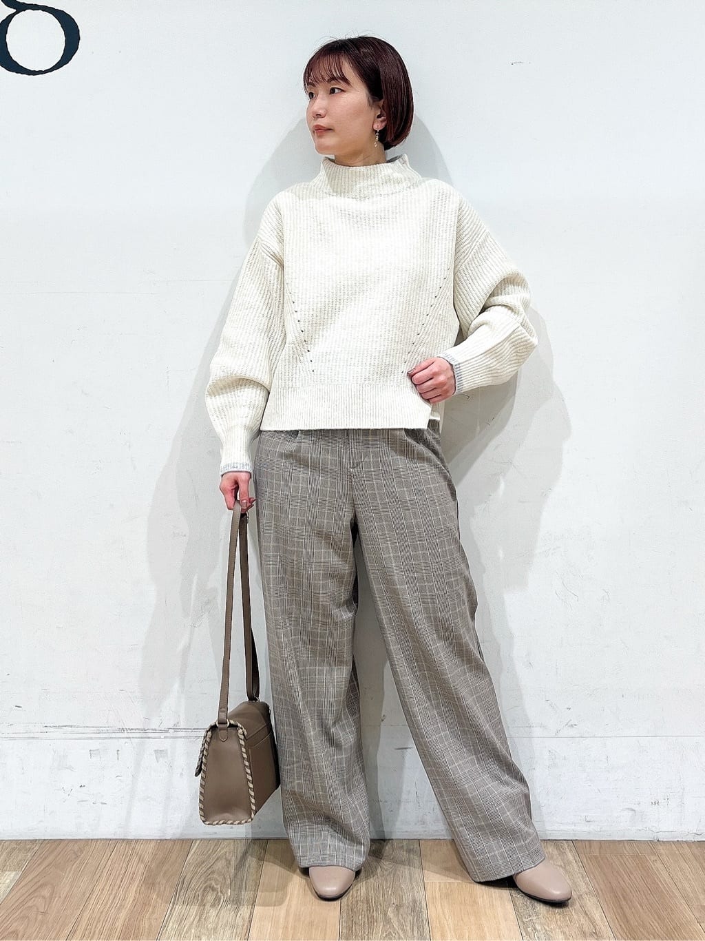 山さんさんの「grove｜【名品アウター／800FP・多機能】つつまれダウンショート」を使ったコーディネート