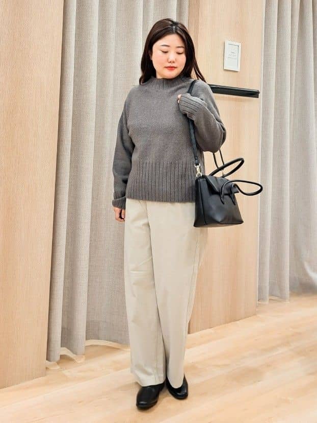 ふるさんの「grove｜【SETITEM】ケーブルニットビスチェ」を使ったコーディネート