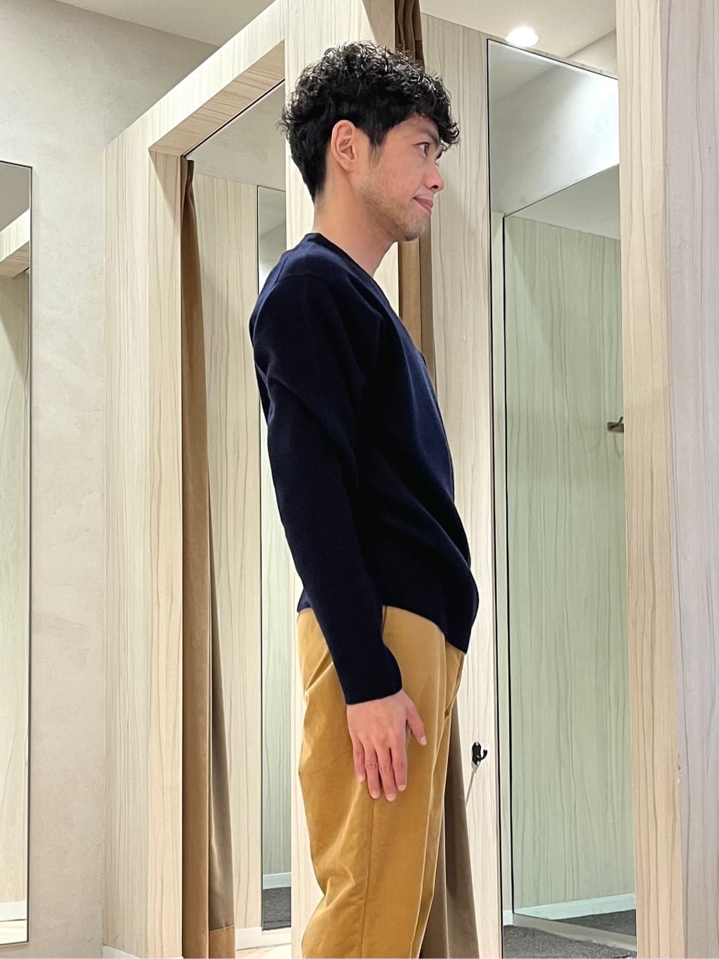 URAさんの「TAKEO KIKUCHI｜カラーコンビ ダウンブルゾン」を使ったコーディネート
