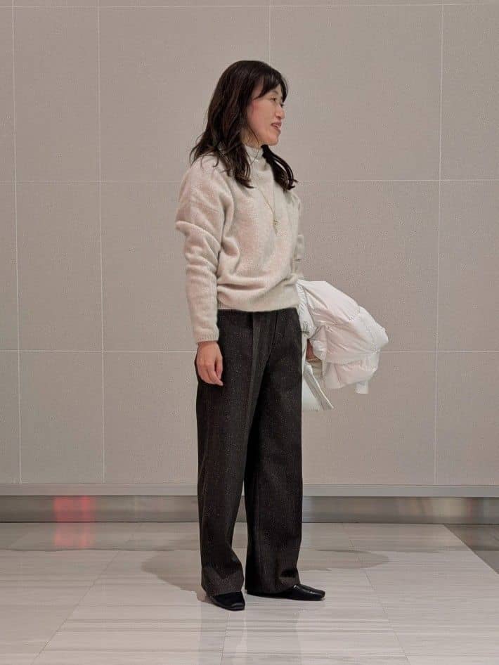 Rieさんの「UNTITLED｜【トレンド/撥水機能/防寒】ショートダウンコート」を使ったコーディネート
