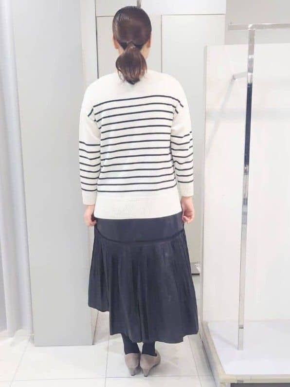 AZUSAさんの「Reflect｜【腰周りすっきり◎】プリーツギャザースカート」を使ったコーディネート