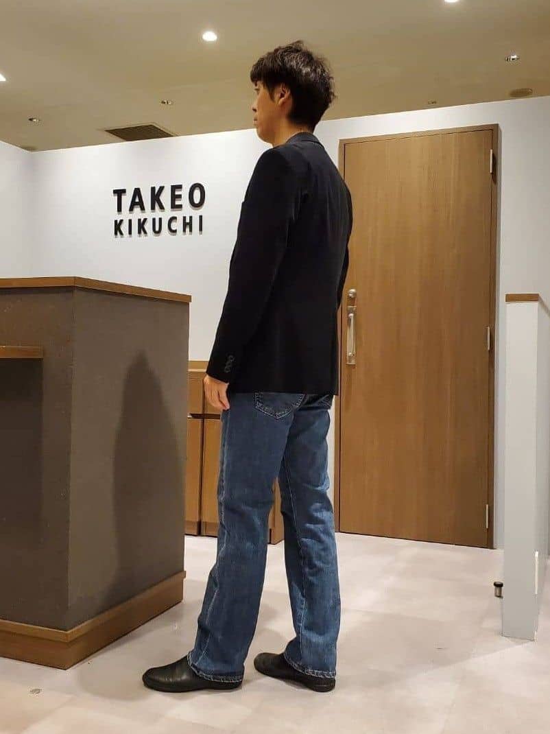 ishidaさんの「TAKEO KIKUCHI｜ハイゲージ モックネック ニット プルオーバー」を使ったコーディネート