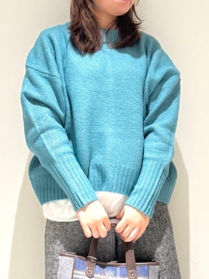 Liriさんの「Dessin｜【洗える/後ろゴム】ツイードマリンクロップド丈パンツ」を使ったコーディネート