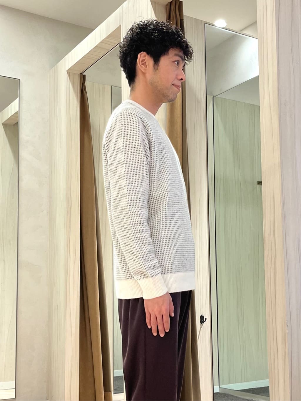 URAさんの「TAKEO KIKUCHI｜【None Of Stress】ストレッチ ダウンブルゾン」を使ったコーディネート
