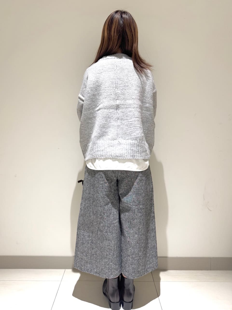 Liriさんの「Dessin｜【洗える/後ろゴム】ツイードマリンクロップド丈パンツ」を使ったコーディネート