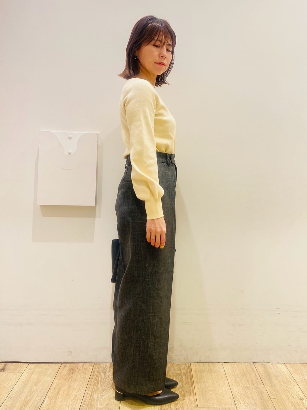 YUKOさんの「index｜KAWADAダウンショートコート【撥水／洗濯機OK／静電気防止裏地】《XS～LL》」を使ったコーディネート