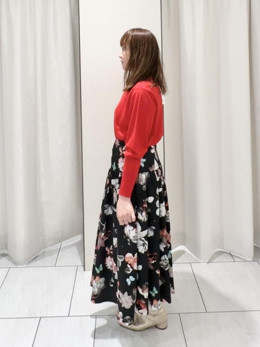 ʏᴜᴋɪᴋᴏさんの「UNTITLED｜【アンサンブル可/洗える】シルクウールカシミヤ ドルマンスリーブニット」を使ったコーディネート